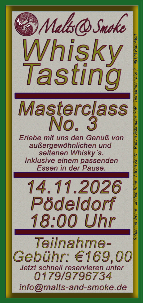 Flyer Whisky-Tasting 14.11.2026